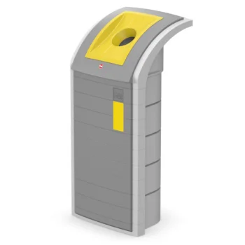 Hailo ProfiLine WSB Design Plus XXXL 120L Recycling Bin, Dust Grey