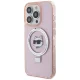 Karl Lagerfeld iPhone 15 Pro Case Magsafe Ringstand, Pink