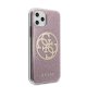 Guess 4G Circle Glitter Case for iPhone 11 Pro Pink