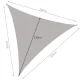 Gardlov 23147 Triangle Sun Shade Sail, 3x3x3m, Grey