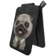 Nimmy New Big-Eye Cute Pets 2.0 Dog Magnetic Wallet with Stand, Black
