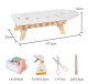 Kids Wooden Ironing Board Playset with Toy Iron and Accessories