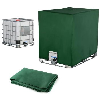 IBC Tote Cover for 1000L Water Tank UV Resistant, Green