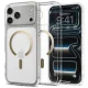 Spigen iPhone 17 Pro Case Ultra Hybrid Mag MagSafe, Clear/Gold