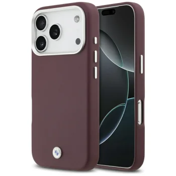 BMW Sign Full Wrapped Metal MagSafe Case for iPhone 17 Pro, Red