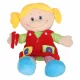 Rag Doll Girl Educational Plush Toy for Learning to Dress, 46 cm