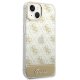 Guess 4G Pattern Script iPhone 14 Plus vāciņš, zelta