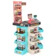 Kids Toy Supermarket Shop Cash Register + Grocery Basket Trolley
