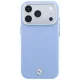 BMW Sign Deboss Quilted Metal Logo MagSafe Case for iPhone 17 Pro / 18 Pro - Blue