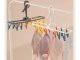 Dryer for socks underwear clothes hanger hanging 12 clothespins set