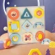 Bakalu Educational Wooden Puzzle Geometric Shapes KZ0995
