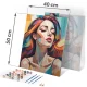 Massido Paint by Numbers 40x50 cm, Woman Portrait