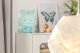 Kids LED Bunny Night Light Desk Lamp for Children, Blue