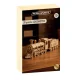 Kruzzel 3D Wooden Puzzle Steam Locomotive with Tender, 282 Pieces
