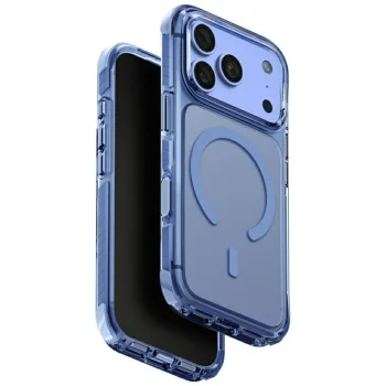 Uniq Combat Magclick Charging Case for iPhone 18 Pro / 17 Pro, Blue