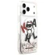 Karl Lagerfeld Liquid Glitter Choupette Logo MagSafe Phone Case Cover iPhone 17 Pro Max - Clear