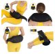4FIZJO SHIATSU PRO+ Back Shoulder Neck Body Warming Pillow Massager, Black