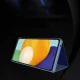 Clear View Flip Case for Samsung Galaxy A73 with Stand, Blue