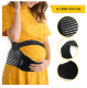 4FIZJO Elastic Maternity Support Belt, Prenatal Belly Band, Pregnancy Bandage, Size S