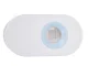 Automatic Toothpaste Dispenser Squeezer Toothbrush Holder, White
