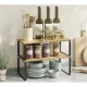 Ruhhy 25661 Bamboo Kitchen Shelves, 2 pcs