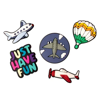 3D Stickers TFO Travel 5 pcs, Multicolour