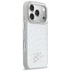 Karl Lagerfeld Croco KL Script Logo MagSafe Phone Case Cover iPhone 17 Pro - Silver