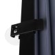 Iso Trade Universal Car Windshield Sunshade Blind, 150 x 65 cm, Black/Grey