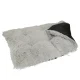 Plush Bed for Dogs and Cats, 115x80 cm, Light Grey