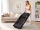 Foldable Electric Treadmill for Home, Bluetooth, 12 km/h, 120 kg, Black