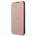 Guess Phone Case Saffiano Stripes Pink