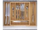 Bamboo Cutlery Drawer Organizer, 7 Compartments, 27-39cm