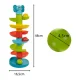 KRUZZEL Ball Drop and Roll Tower Toy for Toddlers 26460