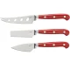 Berkel Cheese Set: Acacia Board + 3 Cheese Knives