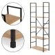 Modernhome LOFT Wooden Shelving Unit, 5 Shelves