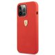 Ferrari Silicone Case for iPhone 13 Pro Max Red