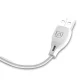 Dudao L4M USB-A to MicroUSB 2.4 A Cable 1m, White