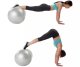 Exercise Fitness Gym Pilates Yoga Peanut Ball - Silver, 50 cm