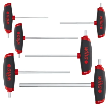 Wiha ComfortGrip Hex L-Key Cross-Handle Set, 6 Pieces