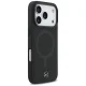 Mercedes iPhone 17 Pro Case Plain Smooth Leather MagSafe, Black
