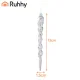 Ruhhy 25377 Acrylic Christmas Tree Ornaments - Ice Icicles, 12 pcs