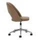 4Rico Arco Swivel Chair, Velour, Brown