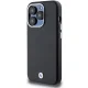 BMW iPhone 14 Pro Case Signature Wrapped Metal MagSafe, Black