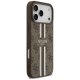 Guess 4G Printed Stripes MagSafe Phone Case Cover iPhone 17 Pro Max - brown
