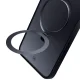 3Mk Protection Smoke Case Mag&Stand for Samsung Galaxy S25+ Black