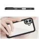 Outer Space Case Hybrid Case with Gel Frame for iPhone 16, Black