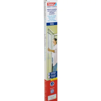 Insect Screen for Windows Tesa Insect Stop Clip-On 55360, 1.2 x 2.4 m, Anthracite
