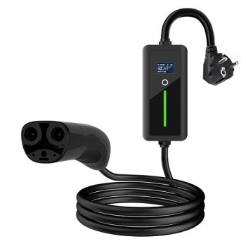 Portable EV Charger  Tesla NACS - Schuko Plug, 3.5kW, 8-16A, 5m Cable