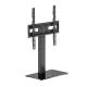 Maclean MC-1240 Universal TV Stand, 32-65\", up to 40 kg, VESA 400x400, Black