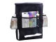 Car Seat Back Organizer with Cooler Bag, Black